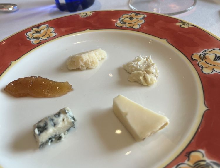 Cheese tasting  
