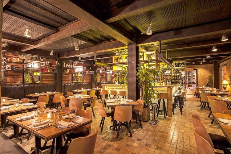 The dining room at El Chato in Bogotà