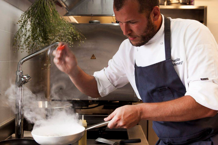 Paolo Meneguz, cuoco del ristorante Frè, di Monf