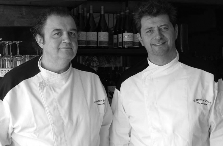 Stefano e Bruno Mazzotti, chef del ristorante Le G