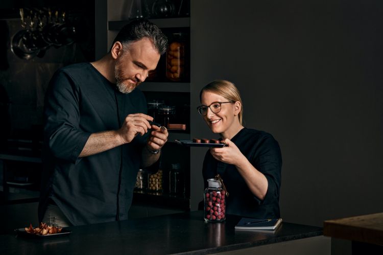 René Frank and Julia Leitner. Photo by Claudia Goedke
