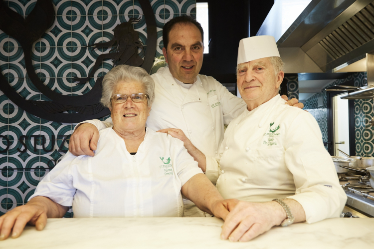 Mimmo De Gregorio con i genitori Paolo e Filomena