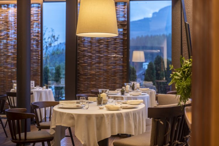 Il ristorante del Faloria Mountain Spa Resort
