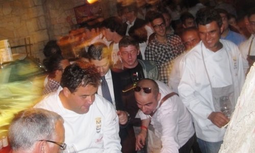 Una foto di qualche anno fa, con Gennaro Esposito 
