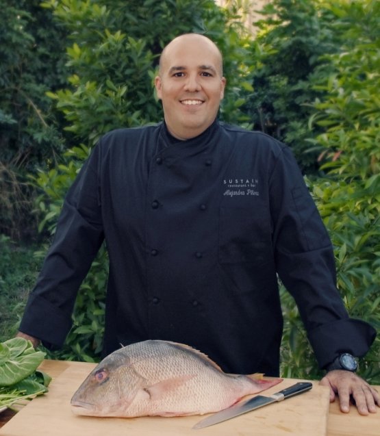Alejandro Piñero, chef 37enne del Sustain, nato e cresciuto a Miami