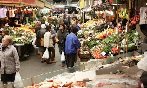 Mercato Orientale in Via XX Settembre in Genoa, an