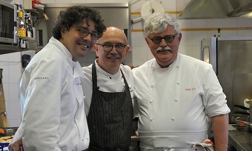 Chefs Fabio Barbaglini, Gianni Sarzano of Bivio in