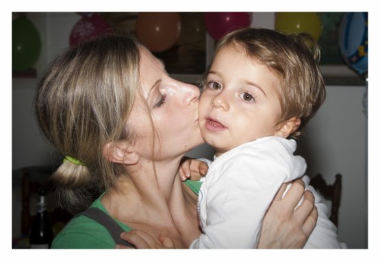 Loretta Fanella con il figlio Giulio, 3 anni e poc