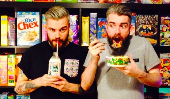 Twins Gary and Alan Keery of Cereal Killer Cafè, 