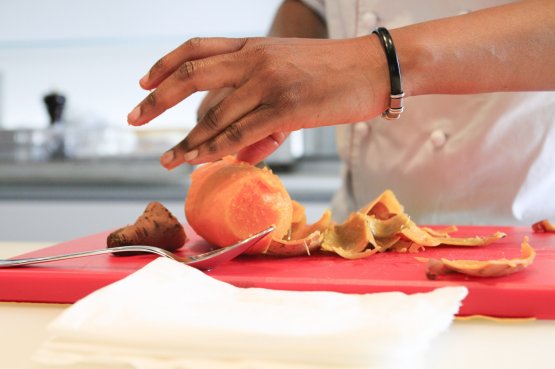 Victoire Gouloubi, congolese, chef del ristorante 