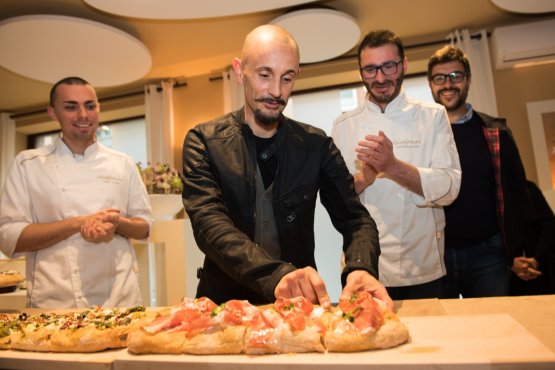 Anche Enrico Crippa all'inaugurazione di Gusto