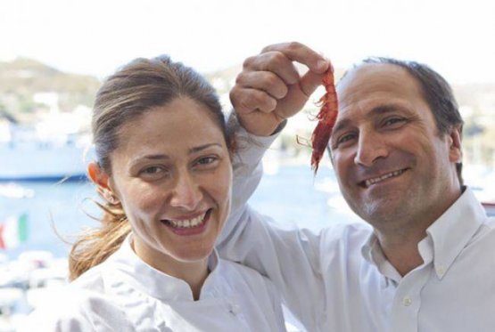 Patrizia Ronca e Gino Pesce, moglie e marito, pasticciera e chef

