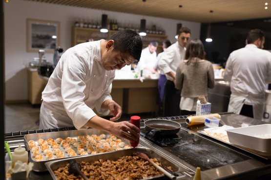 Nobuya Niimori at work at Ferrowine
