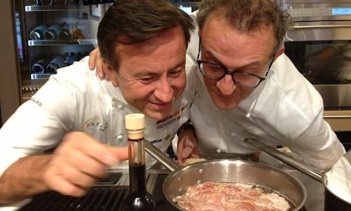 Daniel Boulud and Massimo Bottura had so much fun 