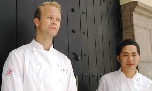 Bjorn Svensson and Jo Bøe Klakegg, chefs of the n