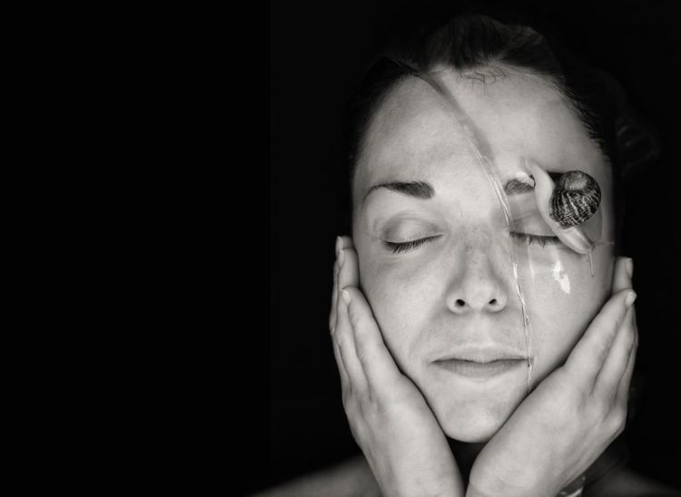 Francesca nel ritratto di Per-Anders Jörgensen, contenuto nel libro recente "Vanishing Points", un'esplorazione del processo creativo di Mugaritz
