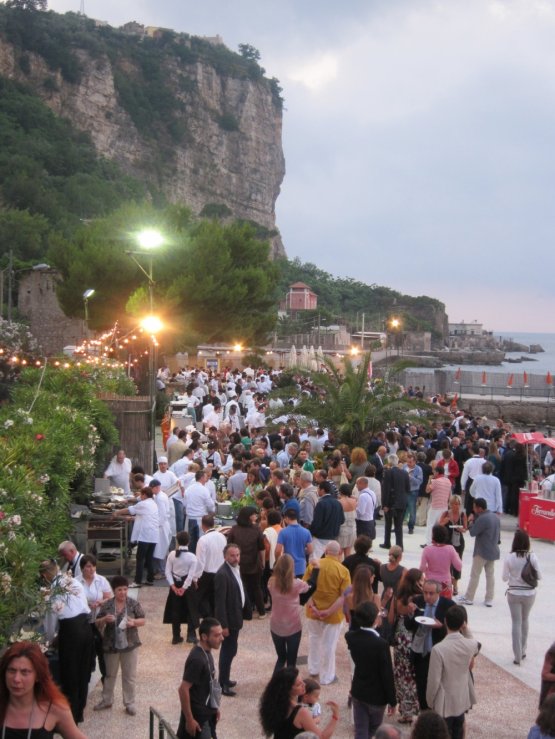 Veduta sulle Axidie di Seiano, teatro della serata dei cuochi stellati
