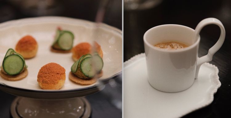 Colazione all'italiana e Brodo di fagioli neri