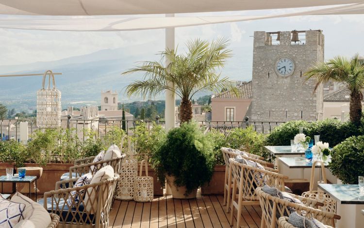 La terrazza panoramica di Le Bar Louis Vuitton
