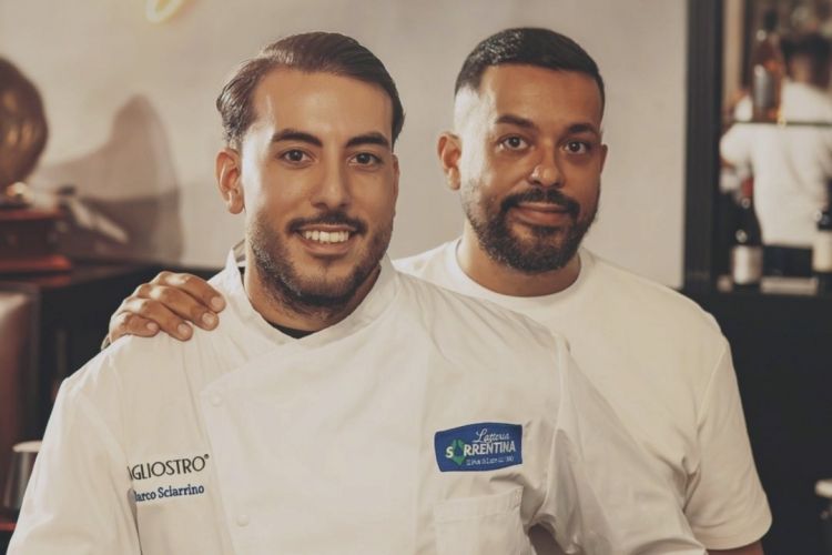 Marco Sciarrino, pizza chef, e Danilo, restaurant manager
