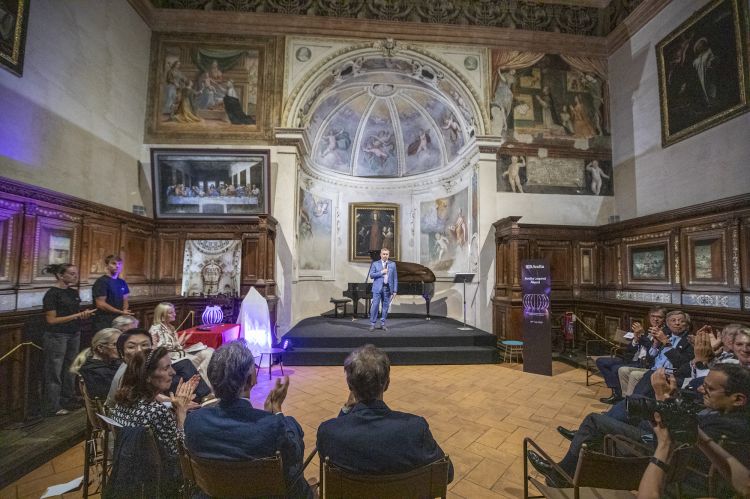 La sacrestia del Bramante, teatro della premiazione
