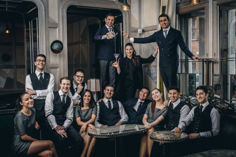 The Connaught Bar staff in a shot from May 2022 (lateef.photography)
