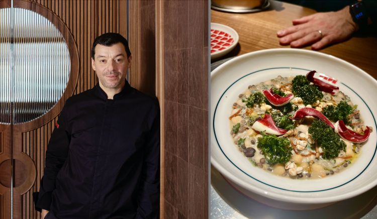 Luca Fantin e Tosca, la zuppa di legumi e cereali di Pepe
