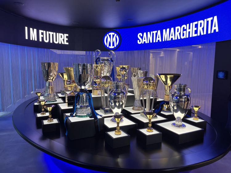 La stanza dei trofei dell'Inter
