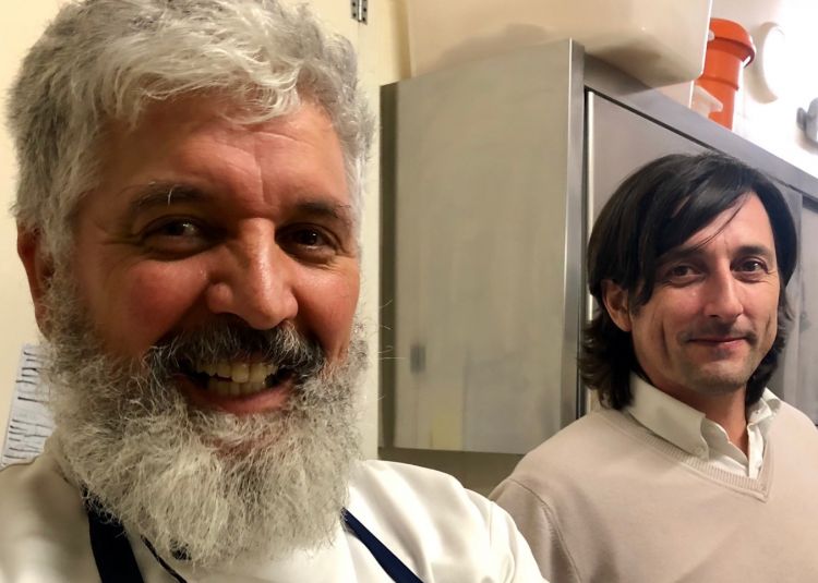 Lo chef Antonio Ietto e il patron Luca Defilippi
