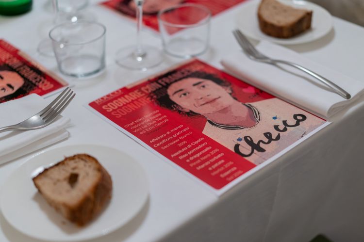 Il menu dedicato a Francesco