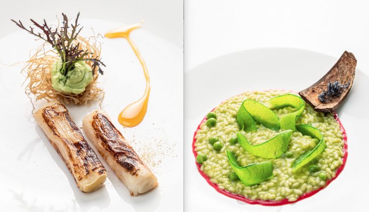 Porro e Maillard e Risotto con piselli alla cenere, Antonio Chiodi Latini