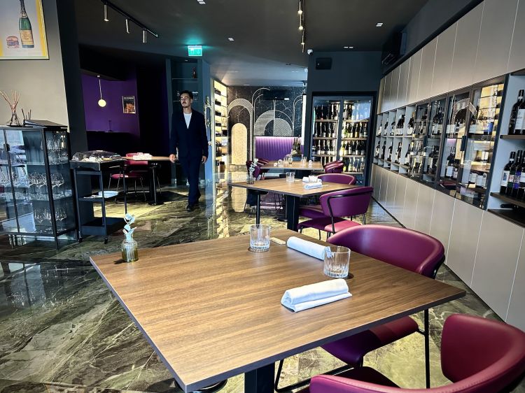 La sala del ristorante