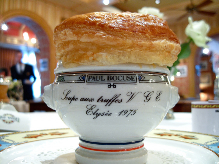 The famous Soupe aux truffes VGE
