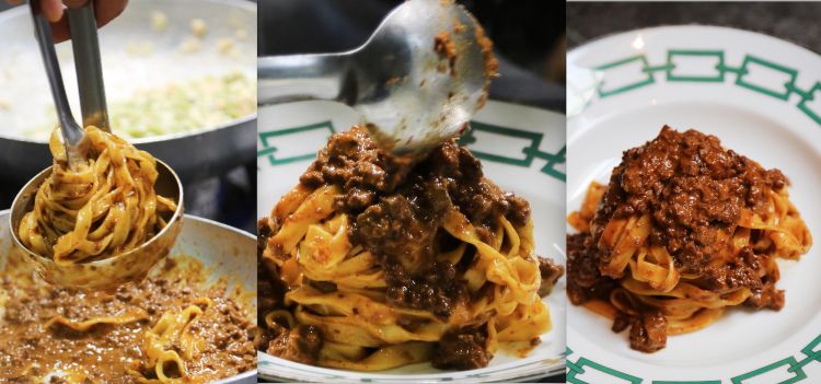 Tagliatelle al ragù, 3 passi per la felicità