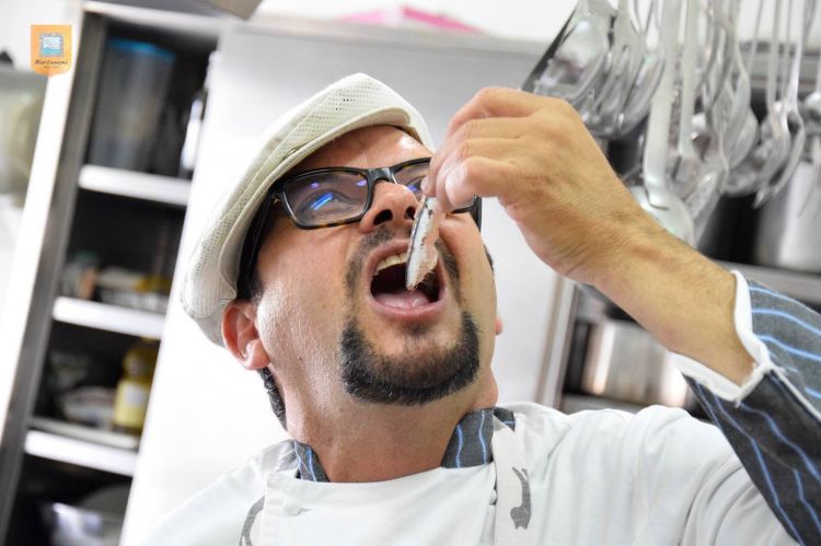 Il cuoco patron Tancredi Parentignoti