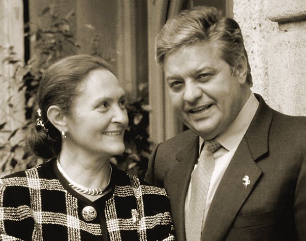 Bruna e Vittorio Cerea, sposi nel 1963
