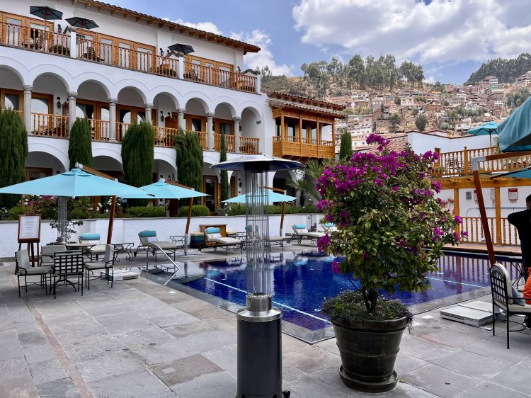 Detail of the Belmond Palacio Nazarenas hotel in Cuzco: Pia Leon's new restaurant will make its debut here on 10th January 2023. The focus will once again be on Andean super-local products