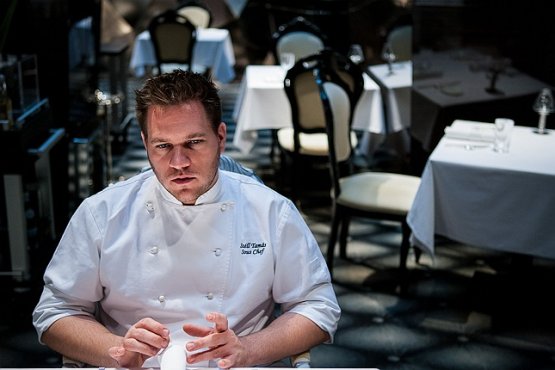 Tamás Széll, born in 1982, souc-chef at Onyx, which got the first Michelin star in 2010 (photo www.budapesttelegraph.com)
