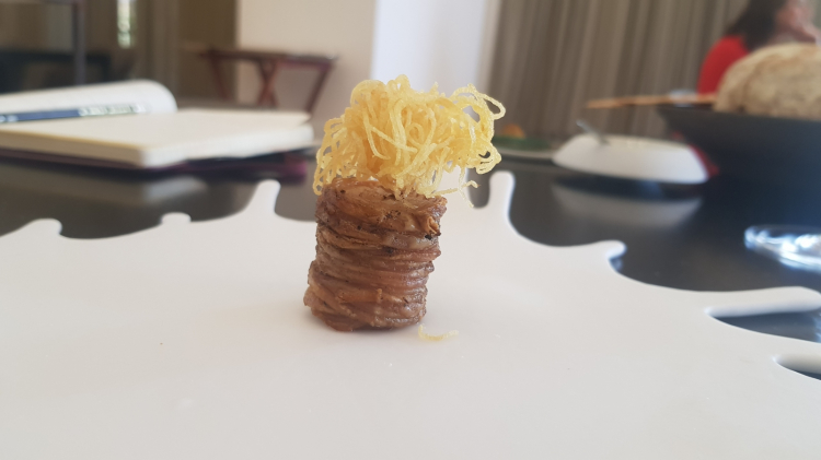 Abbuoti, patate e aceto di mele