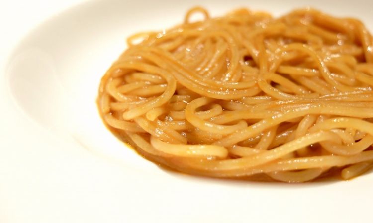 2019: Spaghettino unto in rosso
