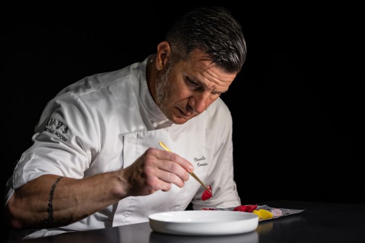 Il napoletano Marcello Corrado, chef al Villa Eden