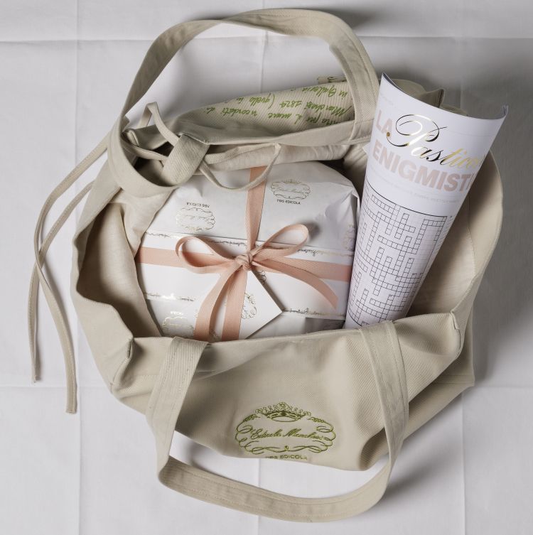 Panettone, Pasticceria Enigmistica e tote bag