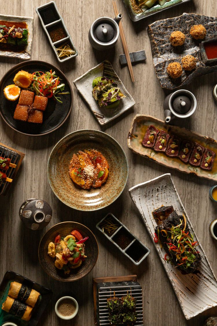 La tavola del ristorante Yezi a Roma