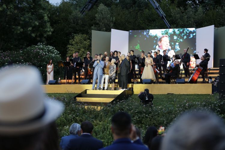I Cerea sul palco

