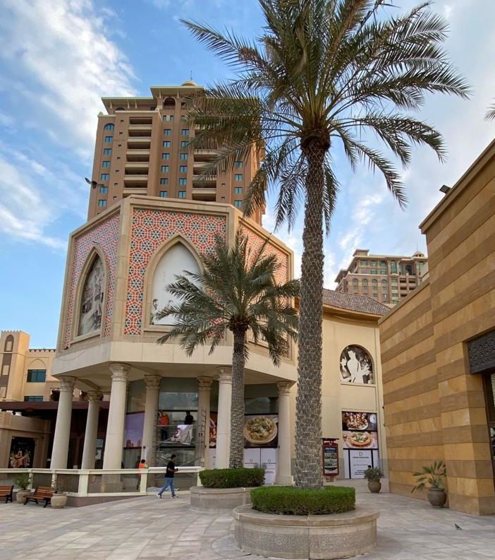 The building that houses Vitagliano's Qatari pizzeria
