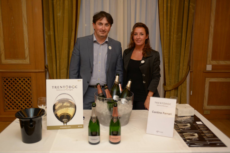 Lo stand di Cantine Ferrari