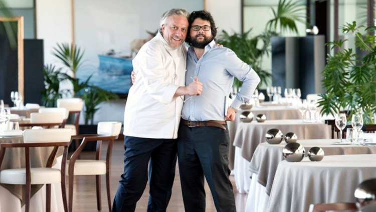Davide Scabin con Iaccarino