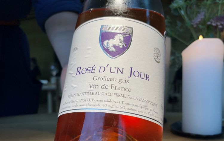 Pairing #7: Rosé d'un Jour 2020, Mark & Martial Angelì, Thouarcè (Loira, Francia)
