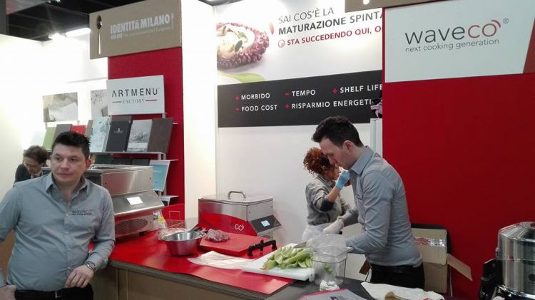 Lo stand di waveco a Identità Golose 2019