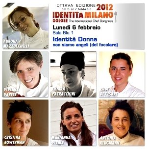 I volti delle 7 protagoniste di Identità Donna (collage di Manuel Crippa)